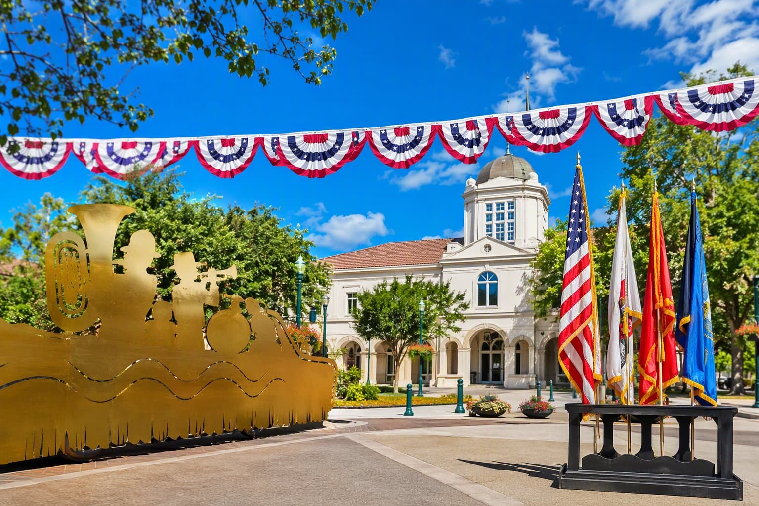 Pleasanton Veterans Parade - illustration, Jake Team LLC