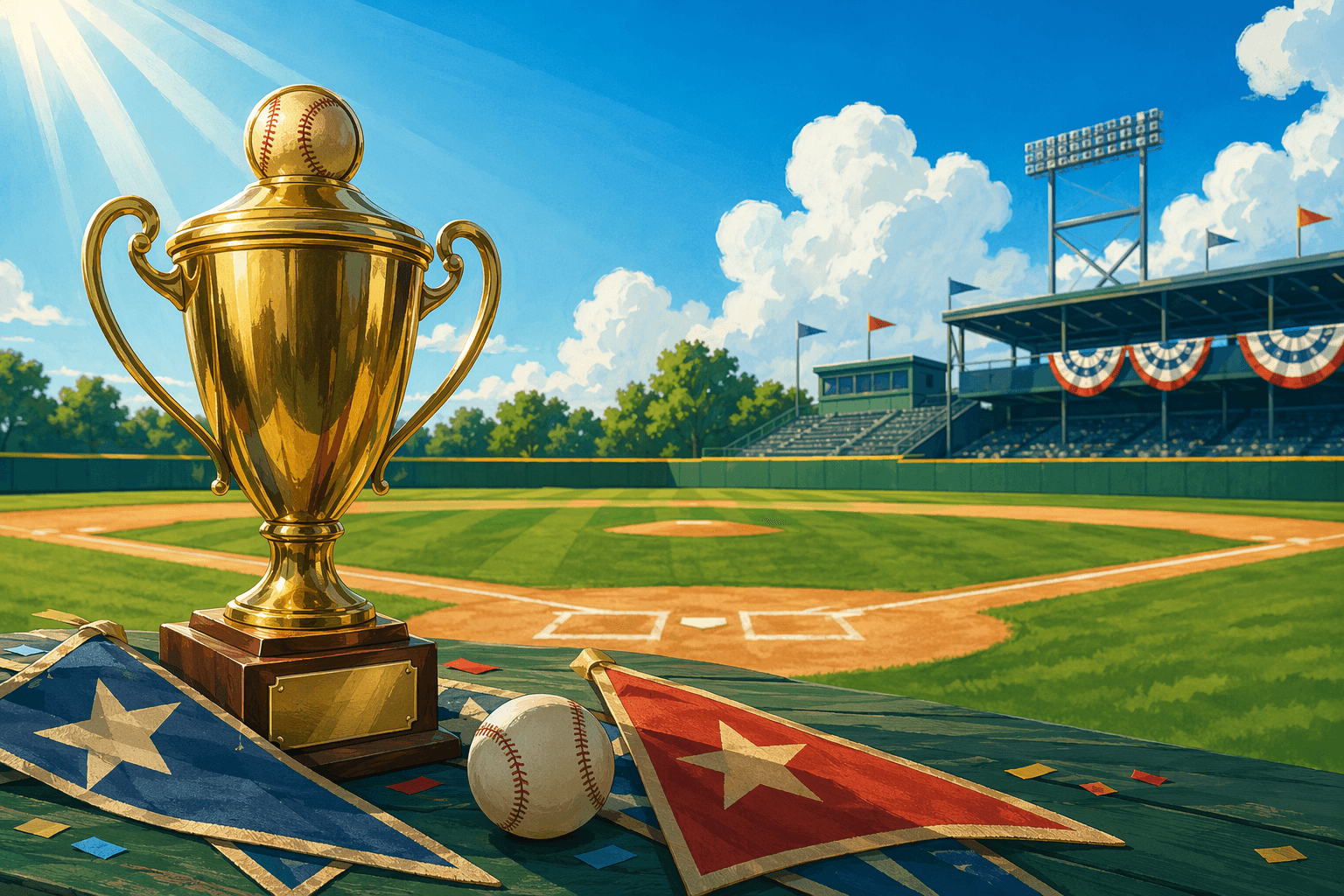 Baseball Victory - illustration, Jake Team LLC