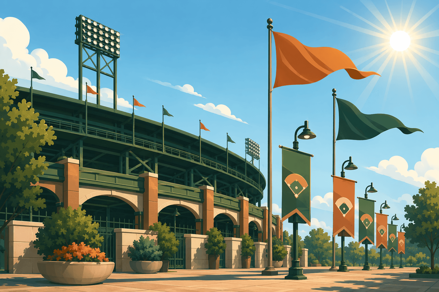 Victory Home Run - illustration, Jake Team LLC