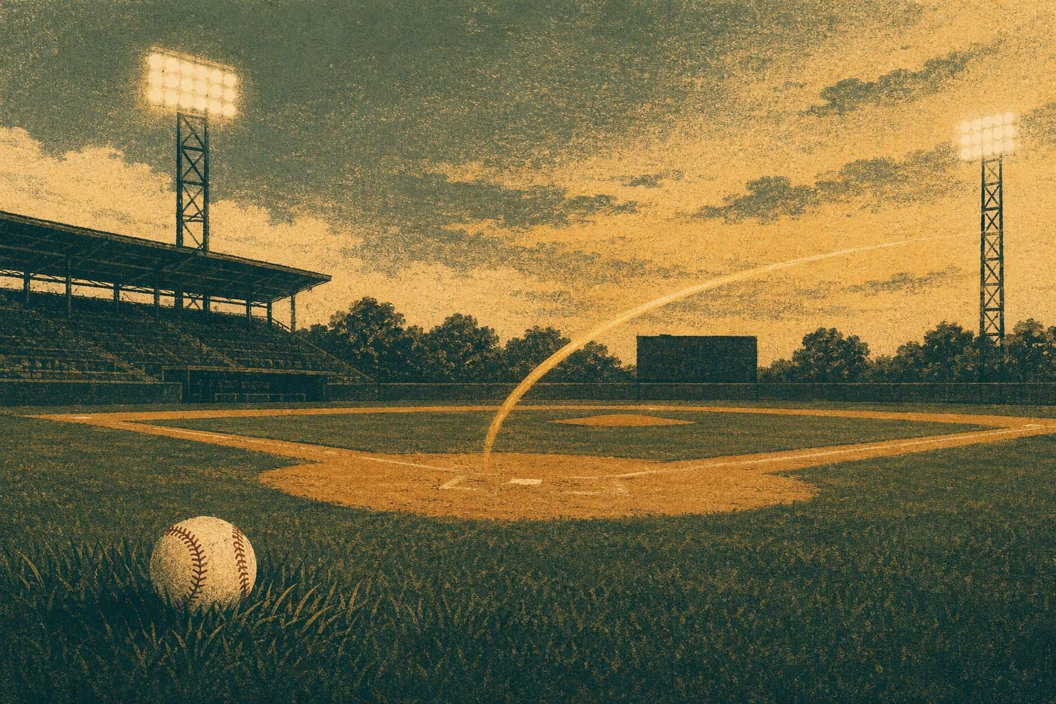 Baseball victory moment - illustration, Jake Team LLC
