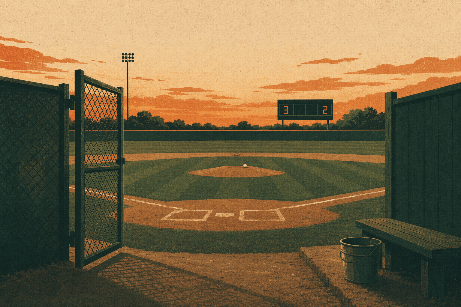 Close Baseball Win - illustration, Jake Team LLC