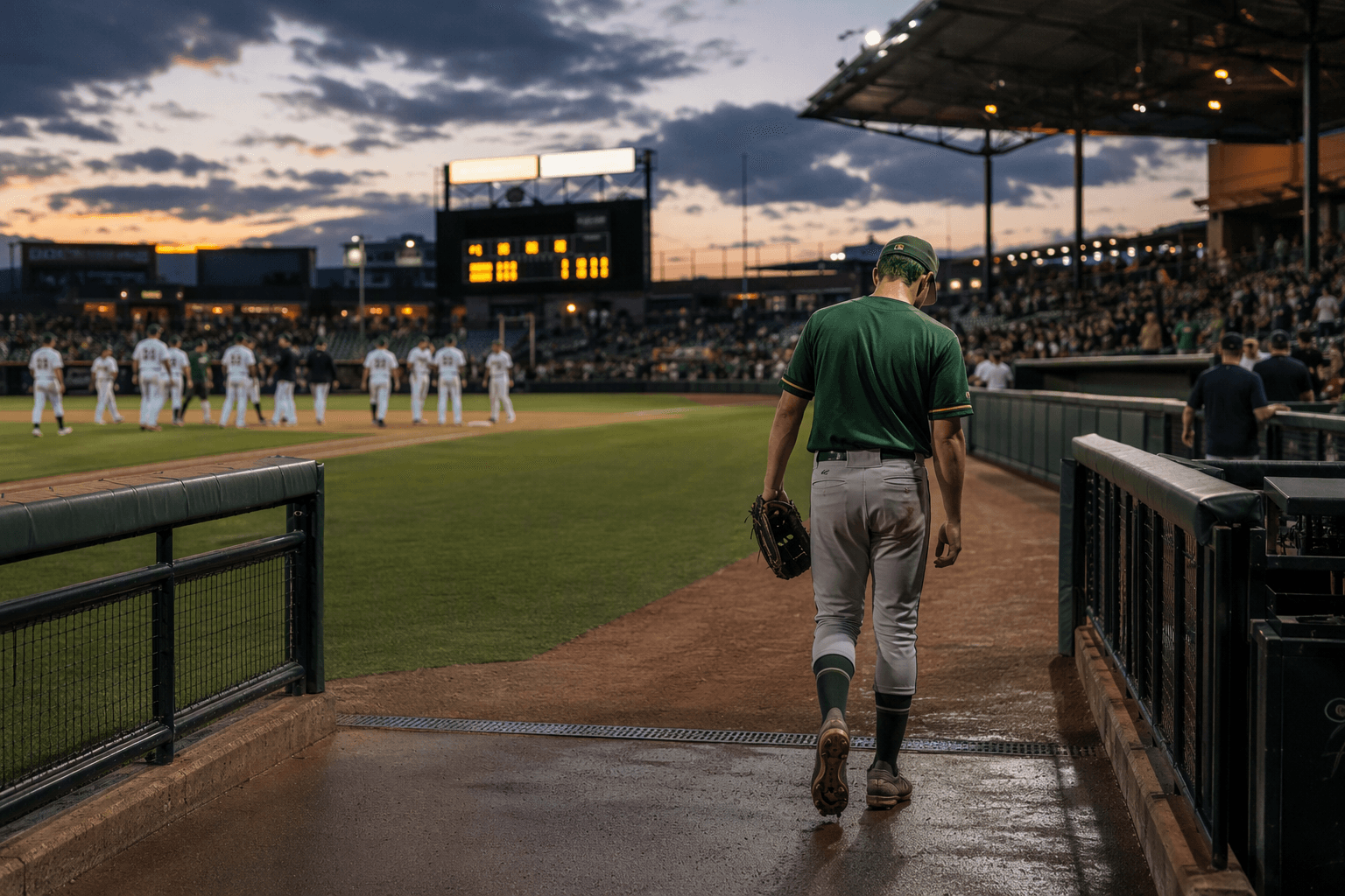Road Baseball Loss - illustration, Jake Team LLC