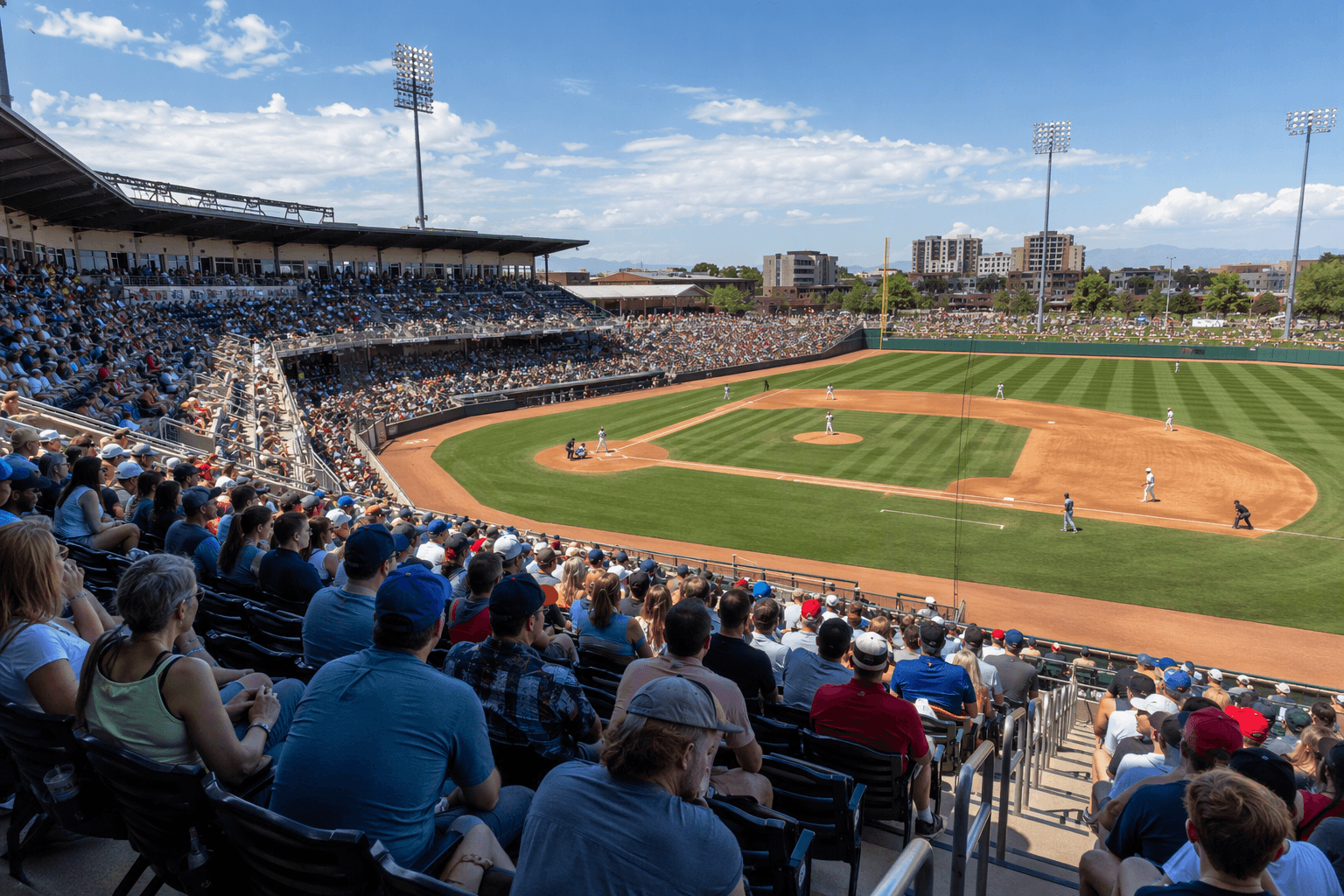 baseball game atmosphere - illustration, Jake Team LLC