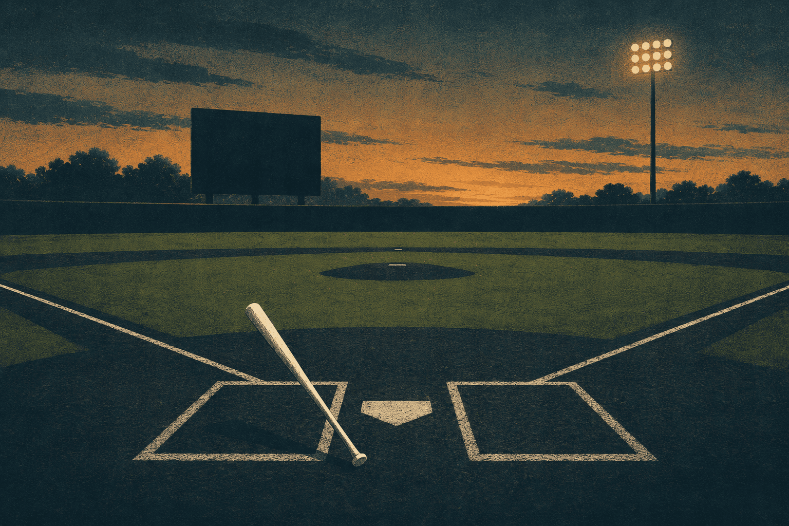 late innings tension - illustration, Jake Team LLC