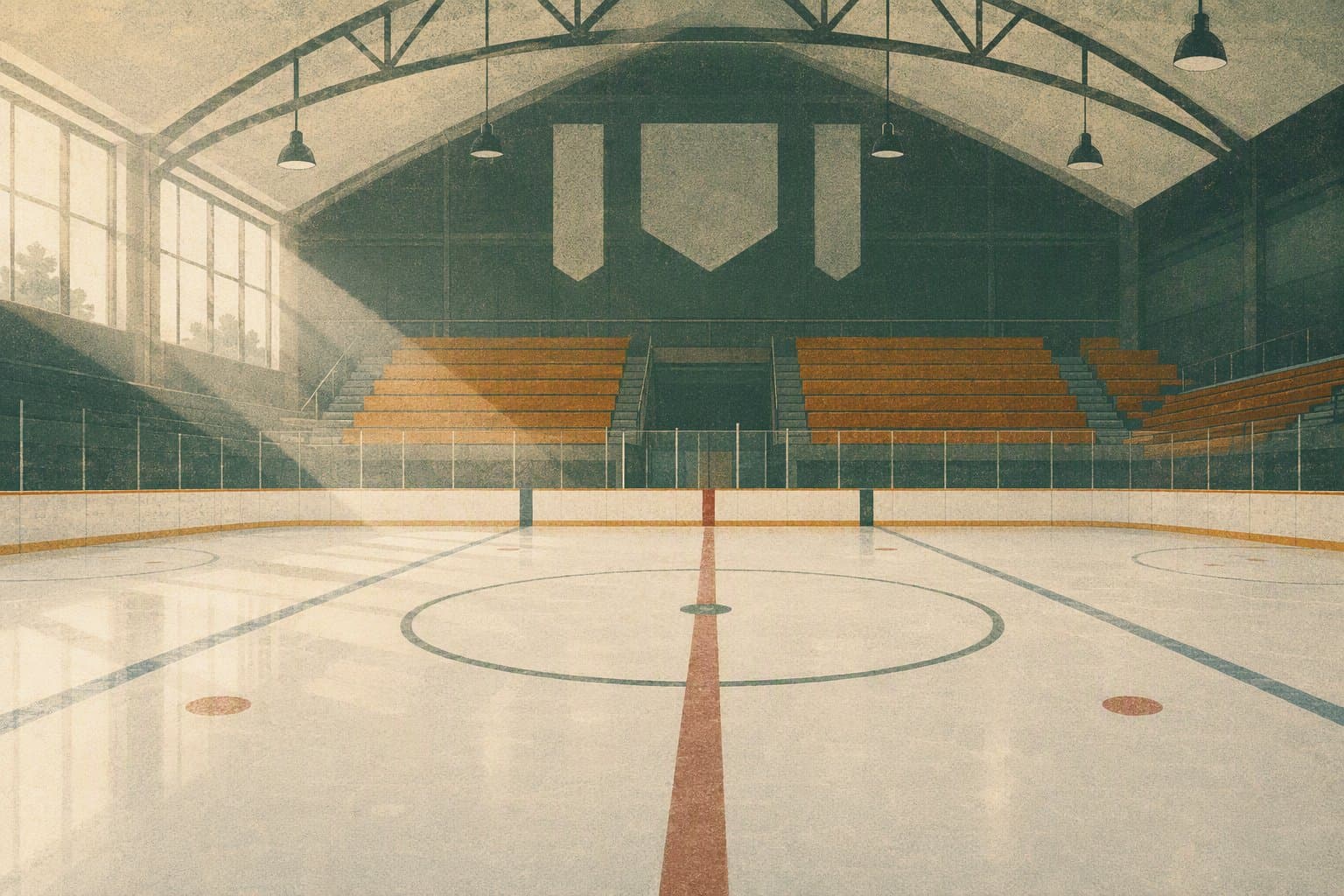Ice hockey arena - illustration, Jake Team LLC